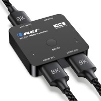 OREI 8K 2x1 HDMI Switch – Auto Selector, 48Gbps
